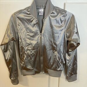 Weissman Metallic Silver Dancewear